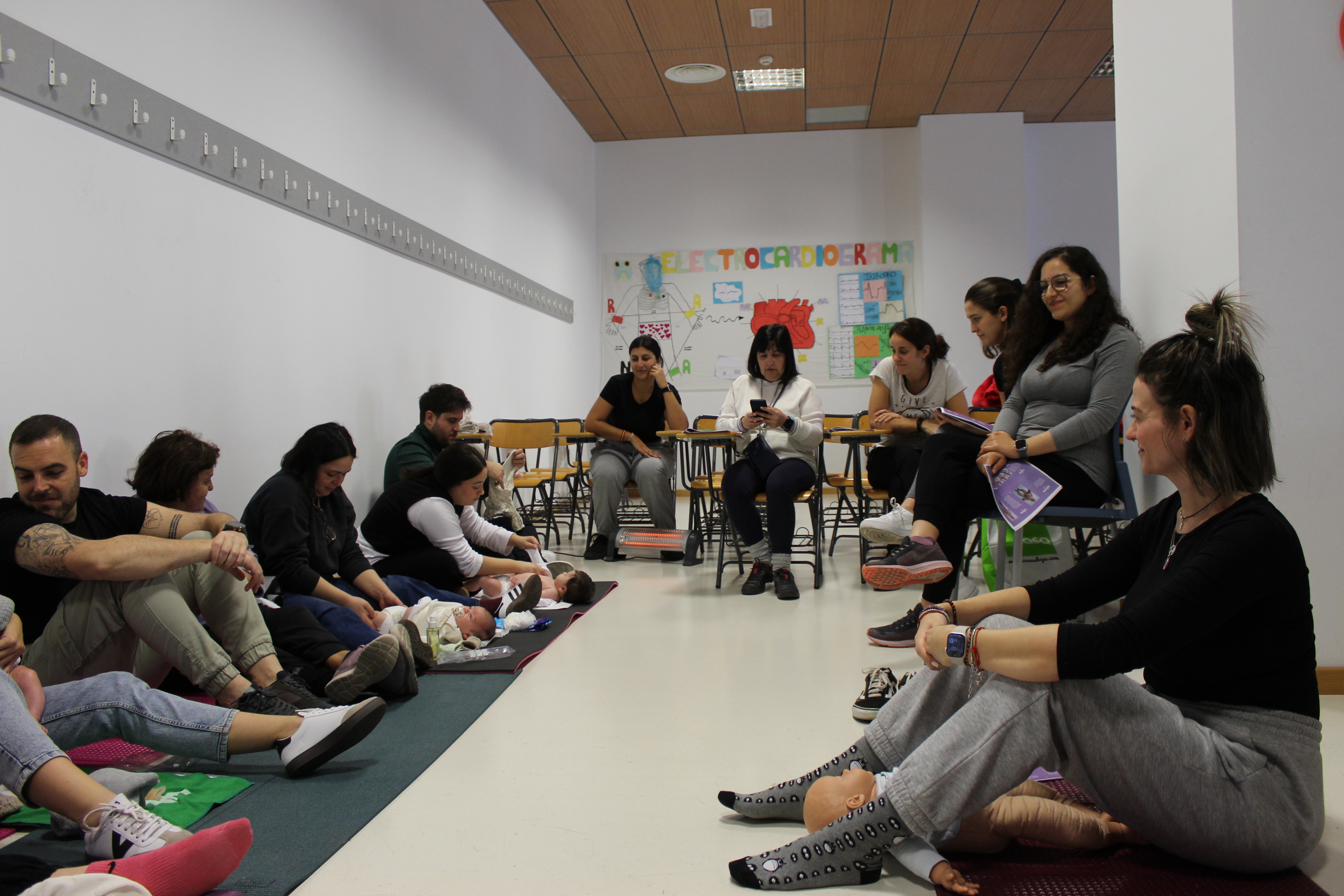 Taller de masaje infantil.