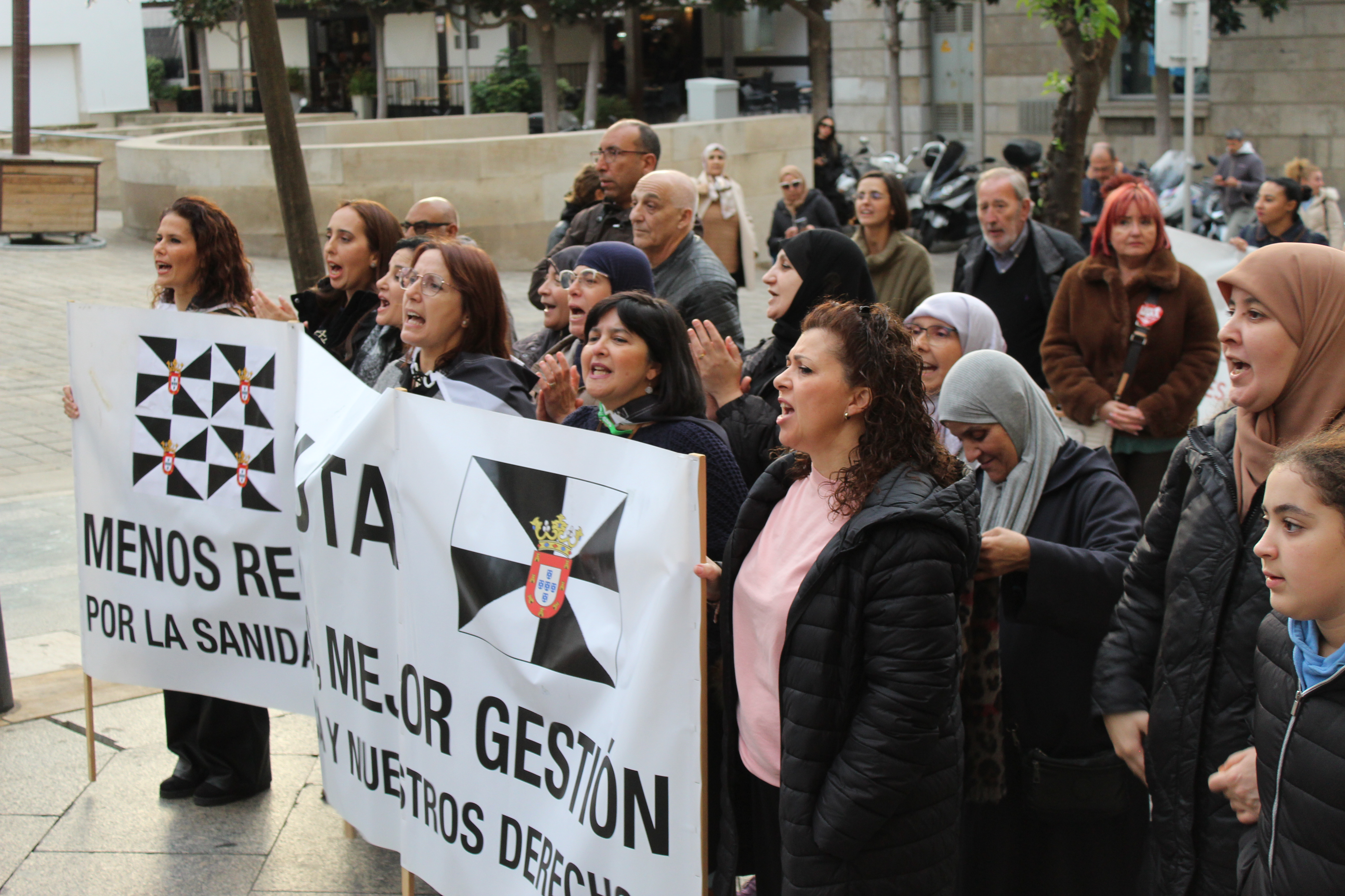 Manifestación por una sanidad digna.